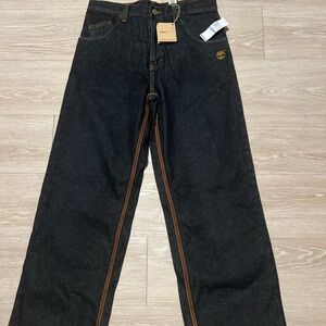 Timberland Teen Boys Black Relaxed Sz18 Jeans Pants